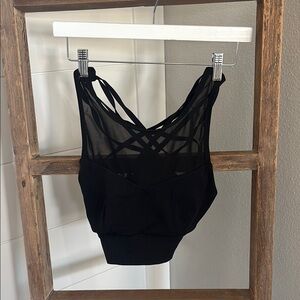 Black Strappy Cage Bra